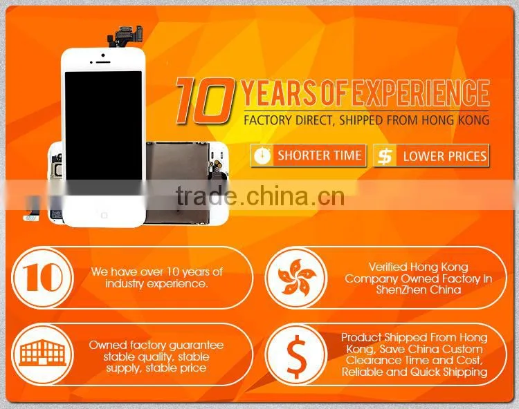 Original new mobile phone repair parts for lg g3 lcd screen with Frame