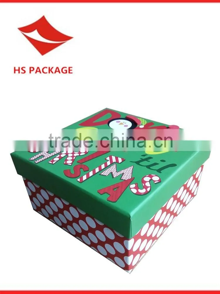 squre top&bottom paper box with EVA