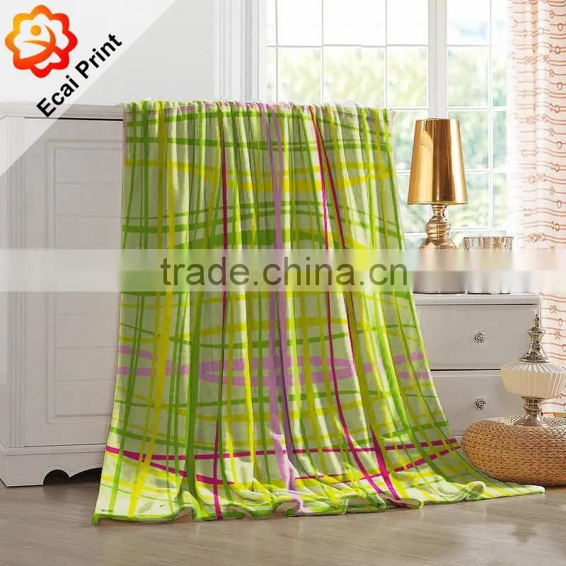 home special colourful digital printing heat transfer polar fleece blanket