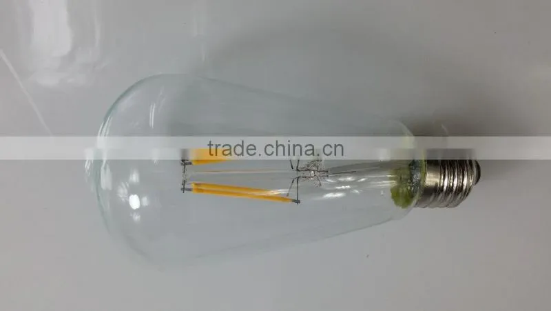 UL listed edison bulbs 4w st64 led filament bulb