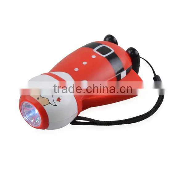 Father Christmas Dynamo LED Rechargeable Lantern