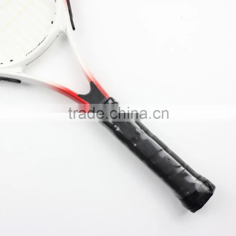 Tennis racquet with strong custom tennis racket grips