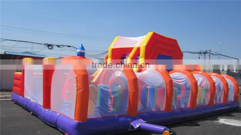 Inflatable Outdoor Obstacle Course Equipment for Sale