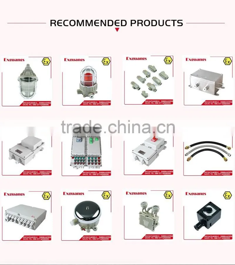 Industrial BAD series explosion proof lamp with high quality