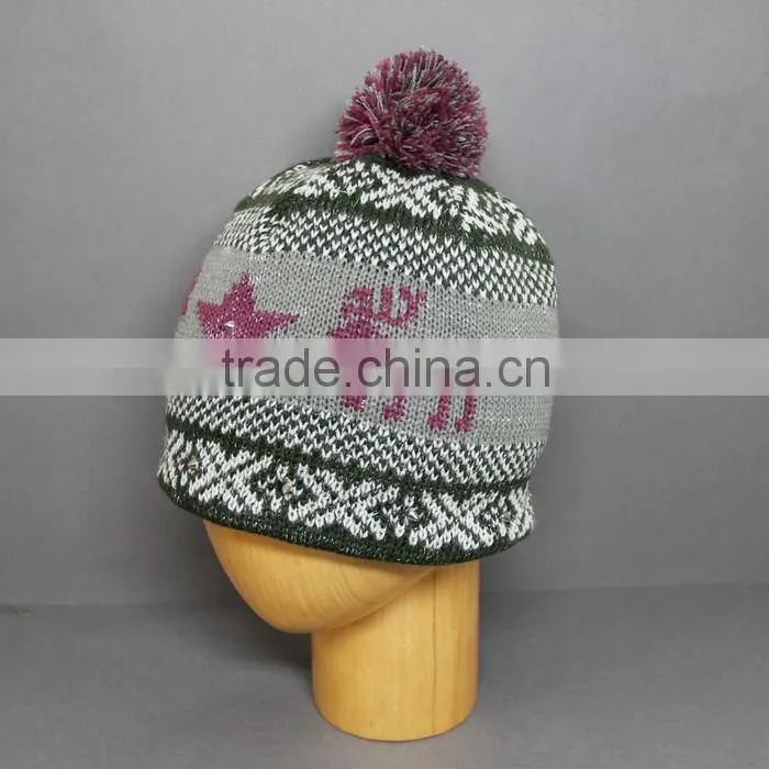 CUSTOM WINTER HATS WITH POM POMS