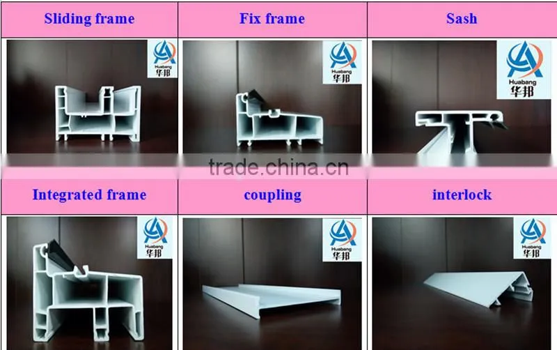China UPVC profile manufacturer for window