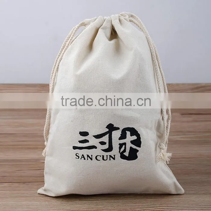 High quality customized cotton backup drawing bag