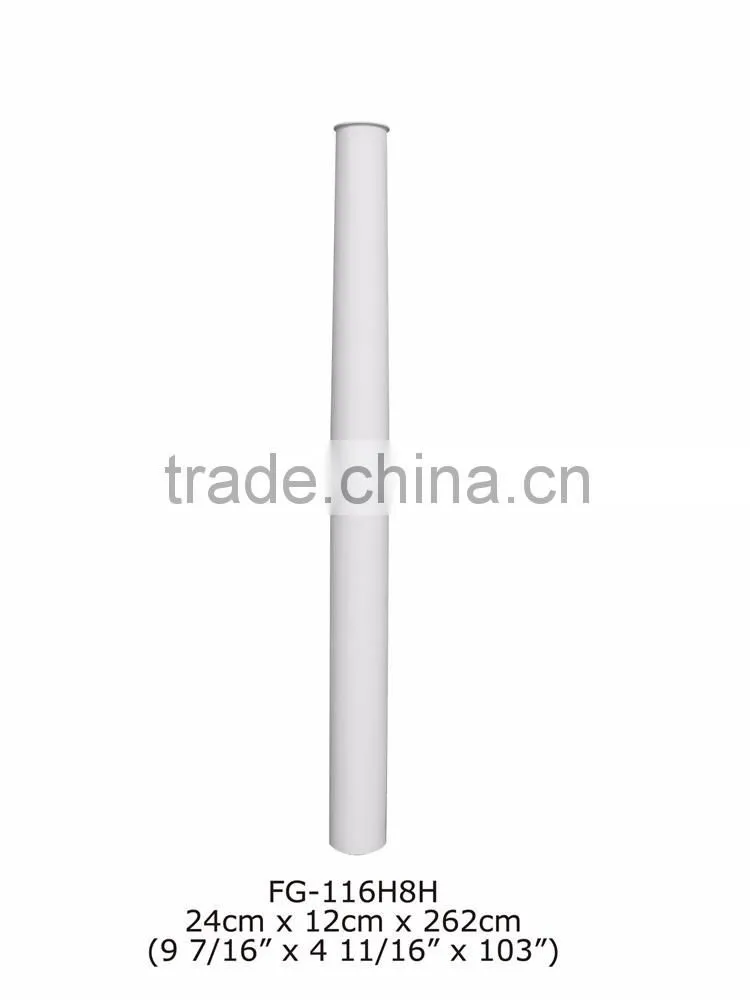 2016 High Quality Good price beautiful polystyrene Crown roman column for sale