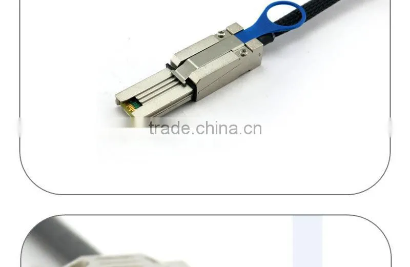 External infiniband Mini SAS SFF8470 to SFF8088 (34pin to 26pin) CX4 cable