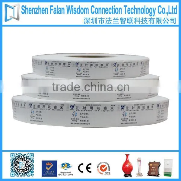 Custom 100% factory-directed quality paper pill Bottle Labels printing