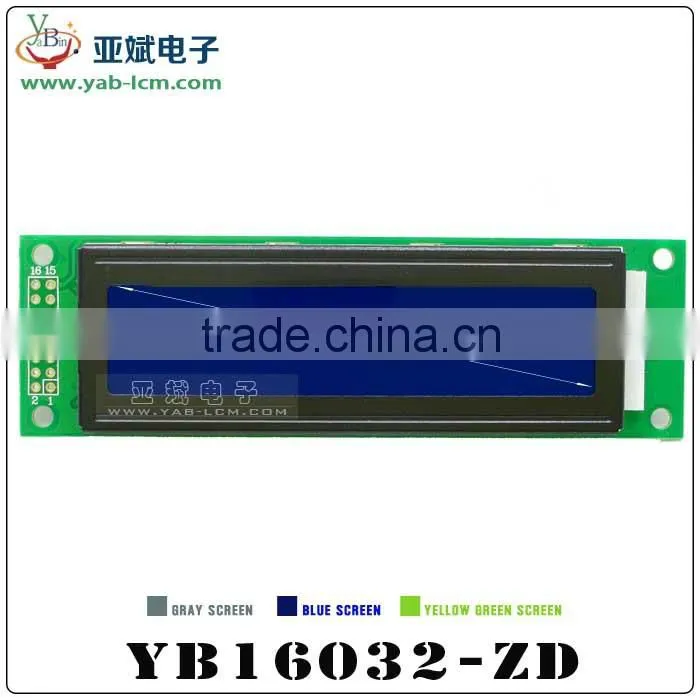 monochrome lcd display module 160x32