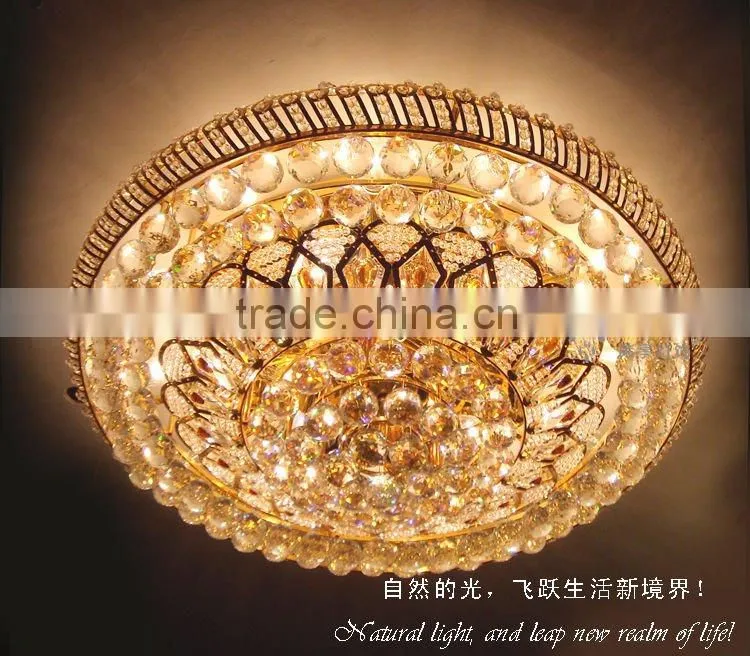 Beautiful design LED crystal flush mounted lamp