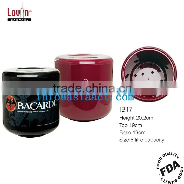 plastic ice bucket;large ice bucket;customer ice bucket