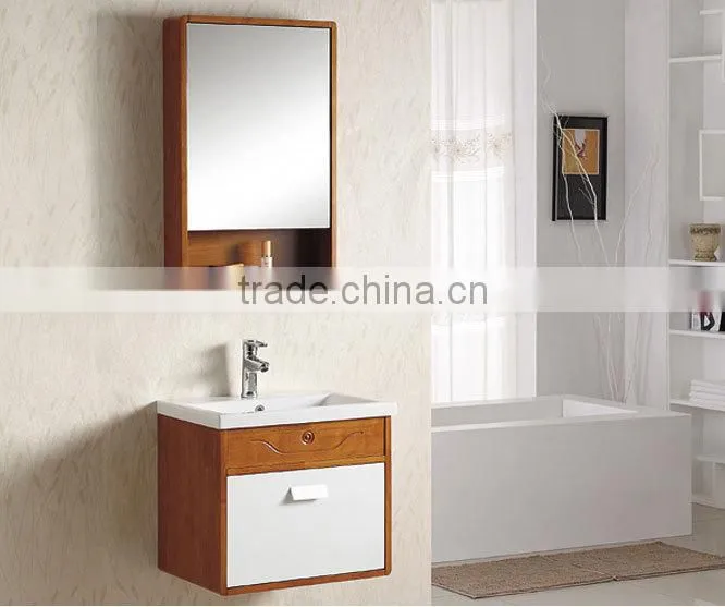 ROCH 8052 Small Popular Oak Wood Cabinet Bathroom Wall Hanging