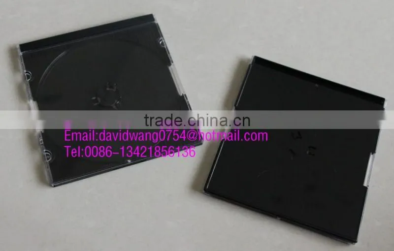 mini cd case single black
