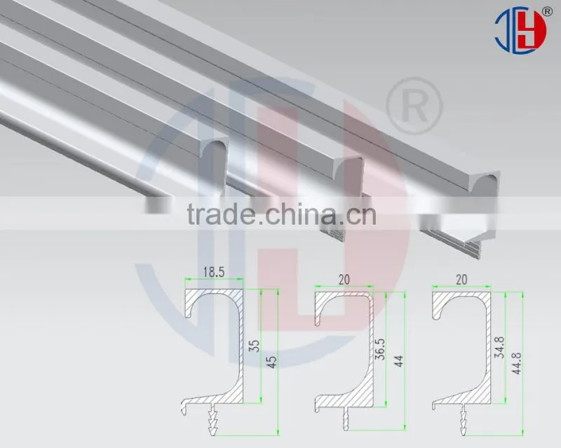 High quality g shape aluminum frame handle for kitchen cabinets