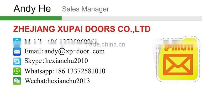 xupai Toilet pvc shutter door