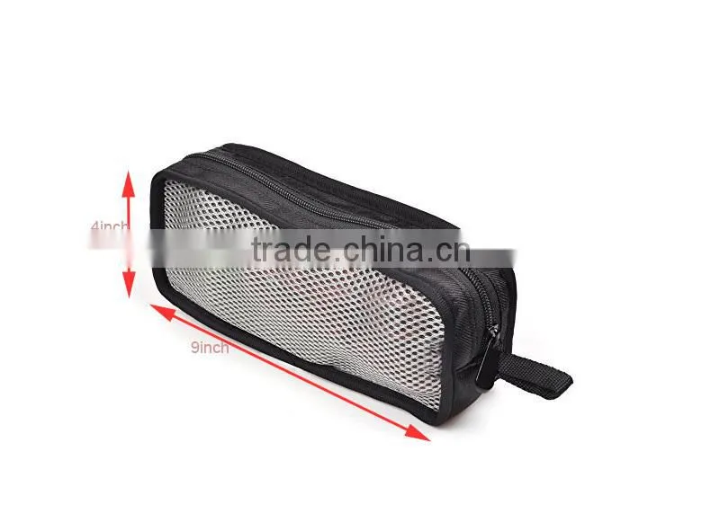 Travel Organizer Carrying Zipper Mesh Case for Laptop Bluetooth Transmitter Line Cable