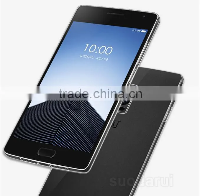 Fashion Crystal Soft Slim TPU Transparent Mobile Phone Cases Silicon Gel Covers For One Plus one