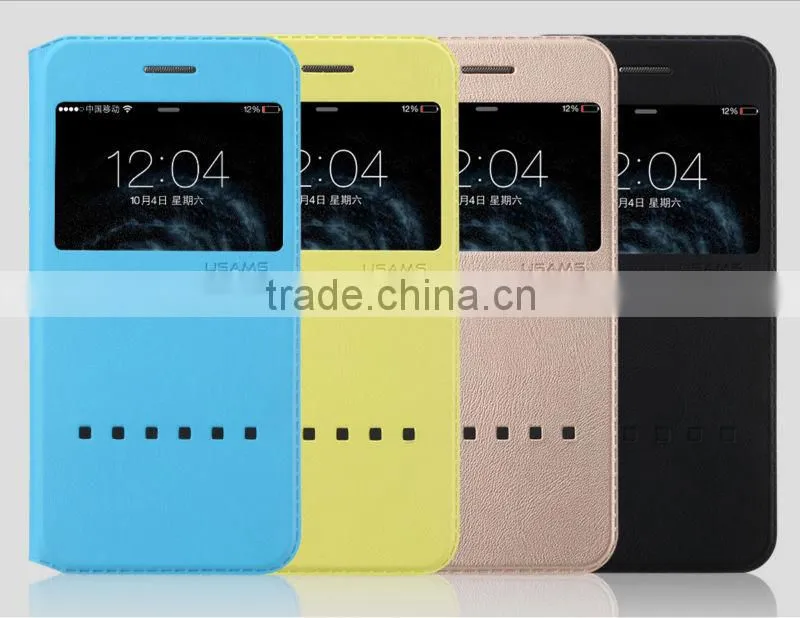 USAMS Slip flip smart covers cases for iphone6