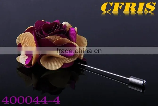 Farbic Cloth Lapel Pin,Multi-Color Flower Lapel Pin