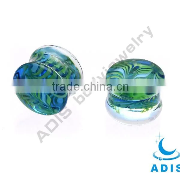 Fashion Gauges expander stretching kit Wholesale glass ear plugs