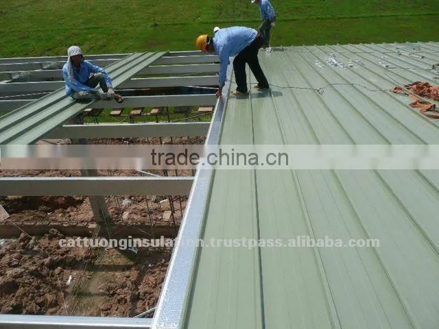 reflective thermal insulation/metal roofing