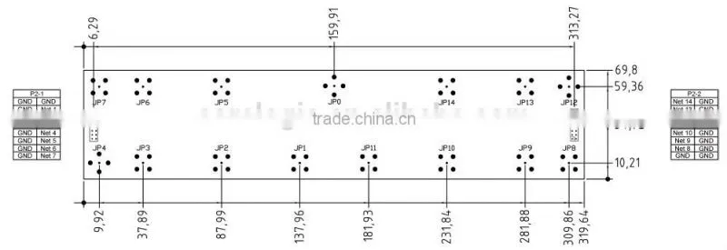 14ch EOC Filter/Distributor Board
