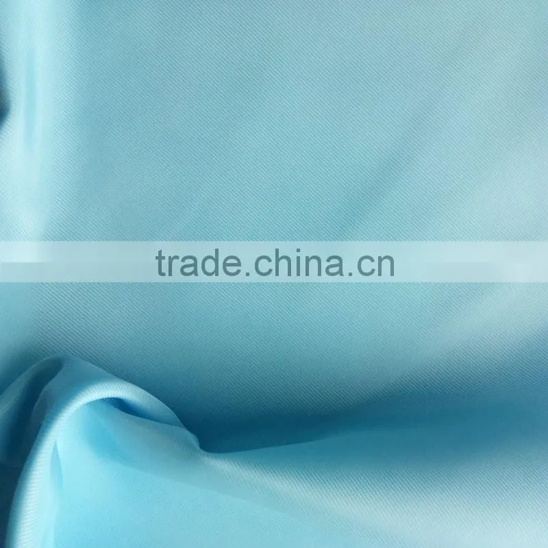 100%Microfiber Polyester Twill Memory Upholstery fabric For Smooth Garments
