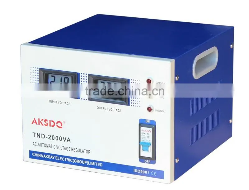 2015 Hot SVC Single Phase 1500va To 30kva High Presicion 60Hz Automatic AC Low Voltage Stabilizer