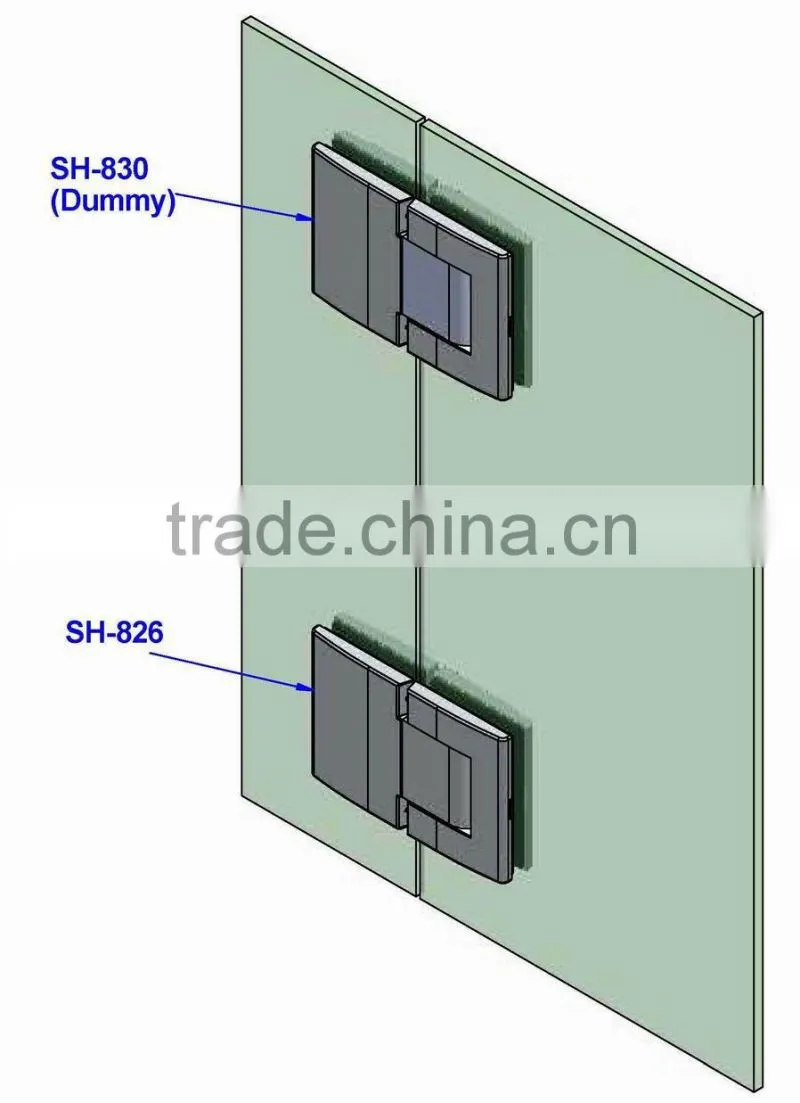 SH825 Hydraulic glass door hinge