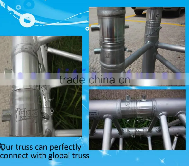 Useful stage light aluminium truss indoor and outdoor stage truss system