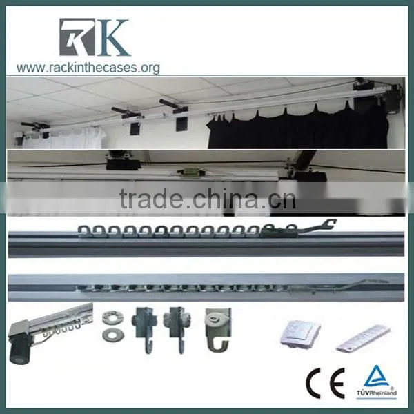 Trade Show Use Motorized wireless electric curtain electric curtain track