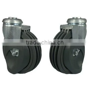 Four dishes escalator caster swivel caster