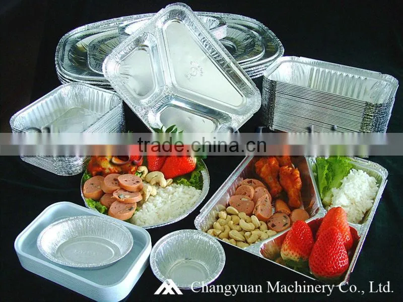 Semi Auto Aluminum Foil Container Production Line