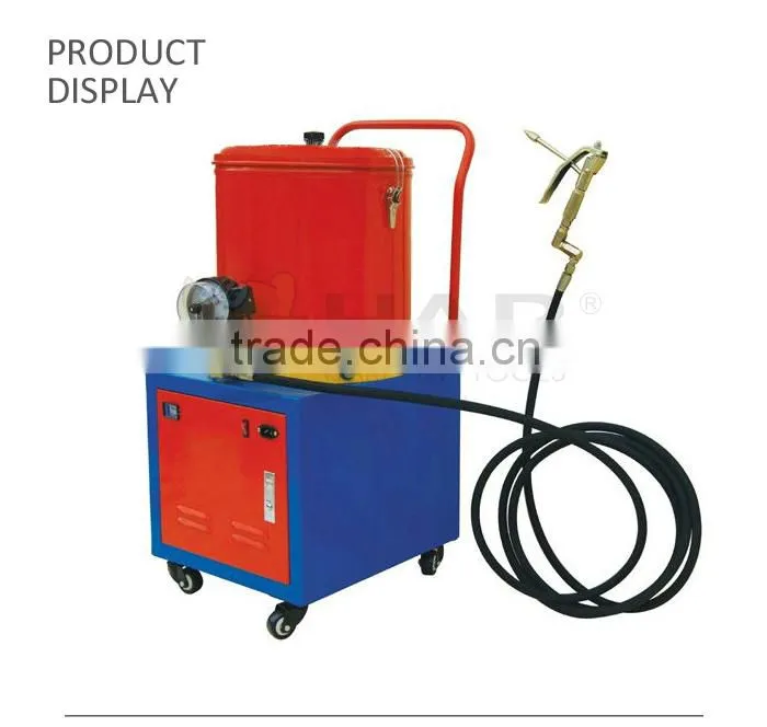 Convenient 30L electric grease pump with wheels