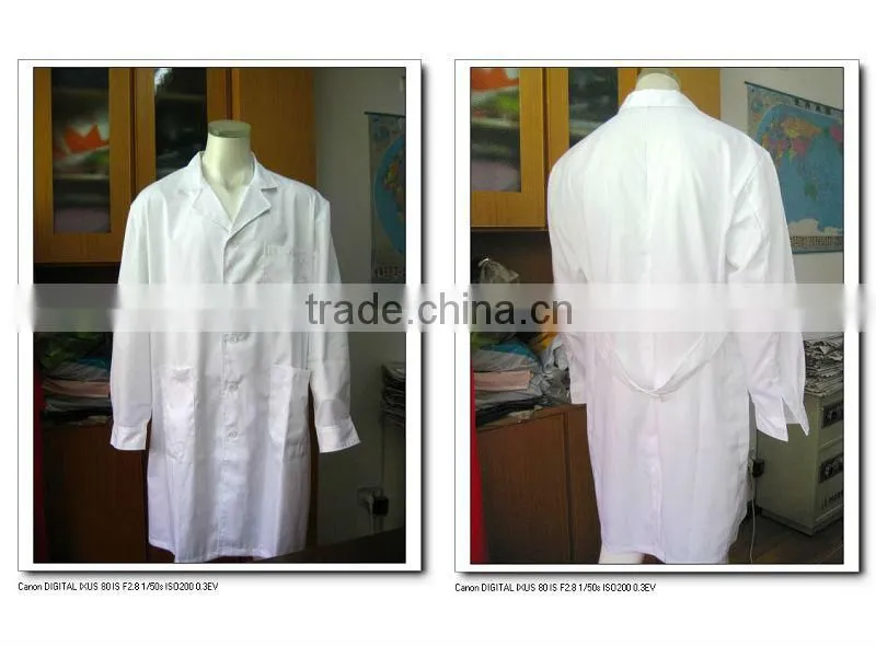 white hospital uniform