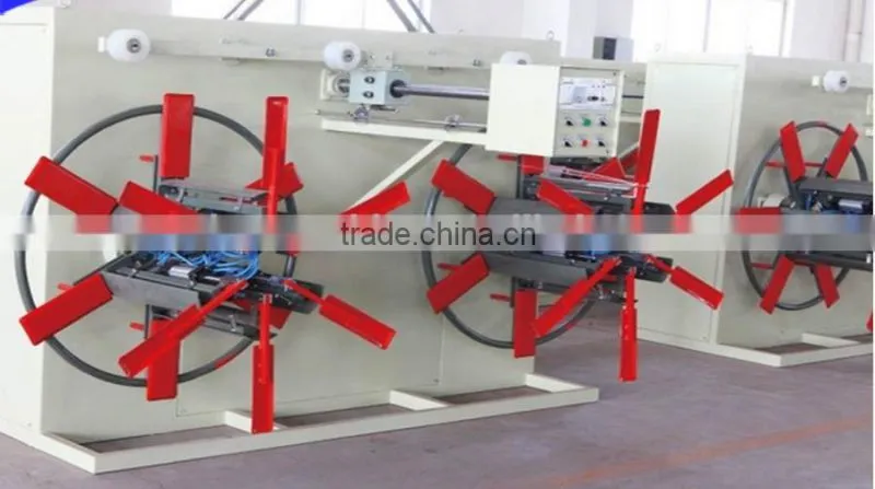 completed cheap automatic double station PE PVC plastic pipe winder