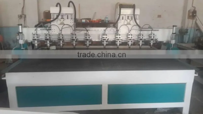 multi spindle 3D wood carving machine