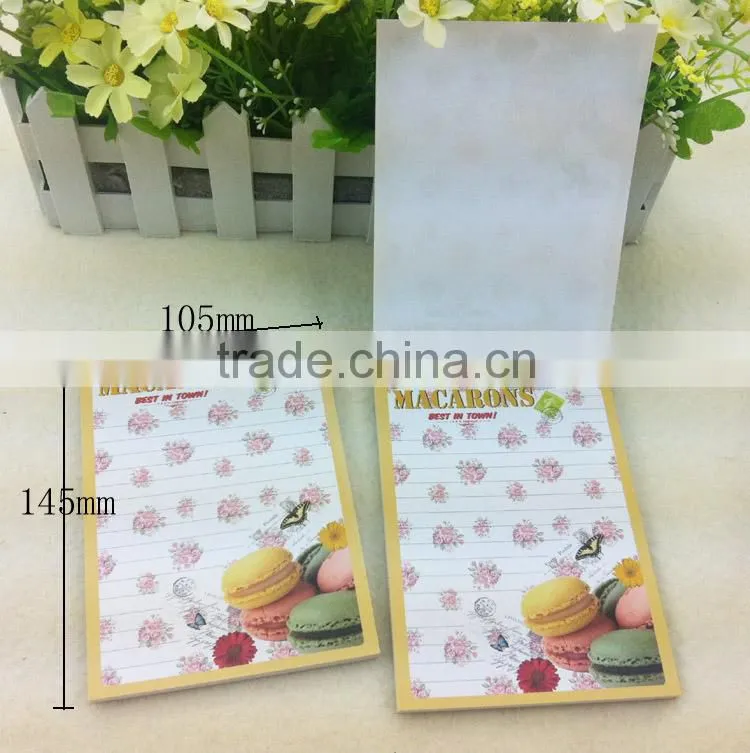 note pad without cover