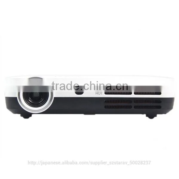 portable home theatre android 3D wifi bluetooth dlp mini beamer with hd 1080p
