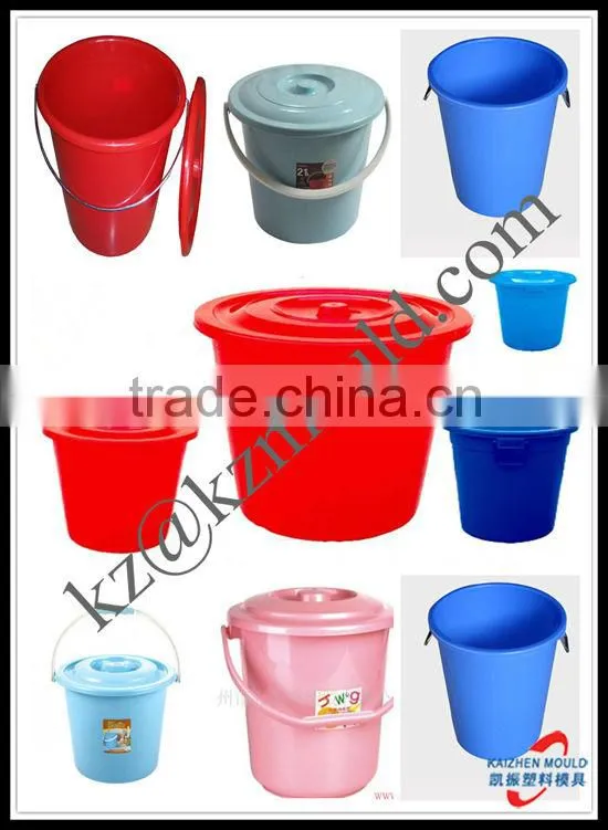 Plastic injection round shape bucket mold
