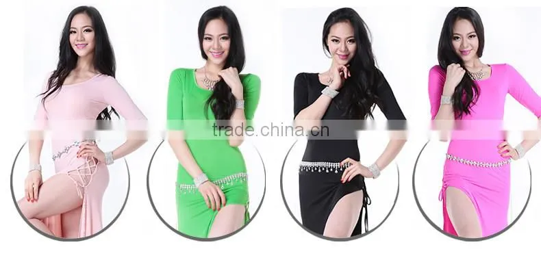Wuchieal Belly Dance Dress with 2 Different Wearing Styles