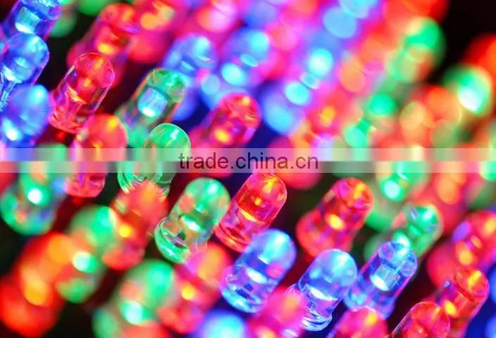 red 5mm strawhat led clear
