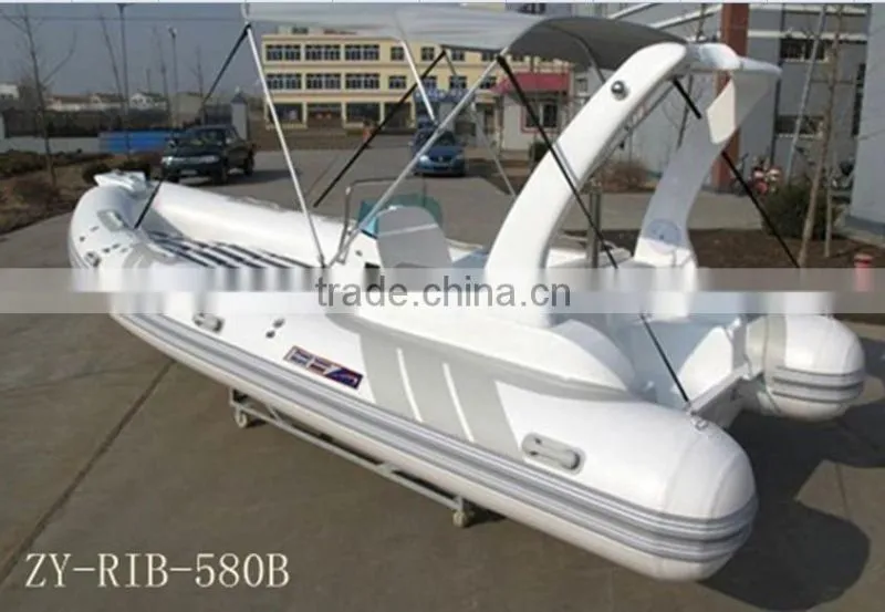 Inflatable Fiberglass Boat China Rib Boats 6 Persons