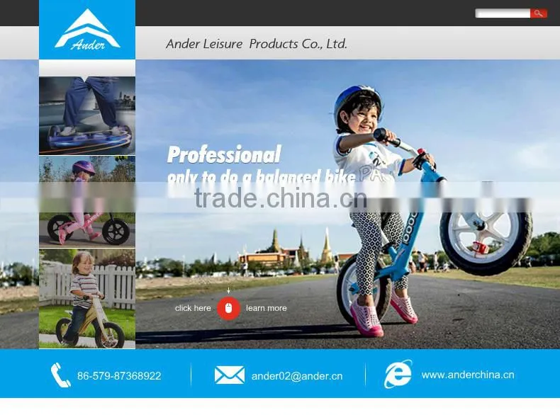 2015 cool balance bike newly kids children balance bike with EVA wheel