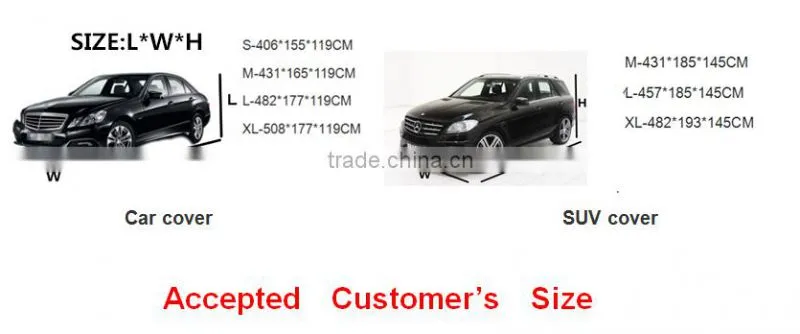 Padded aluminum foil car cover with hail protection function
