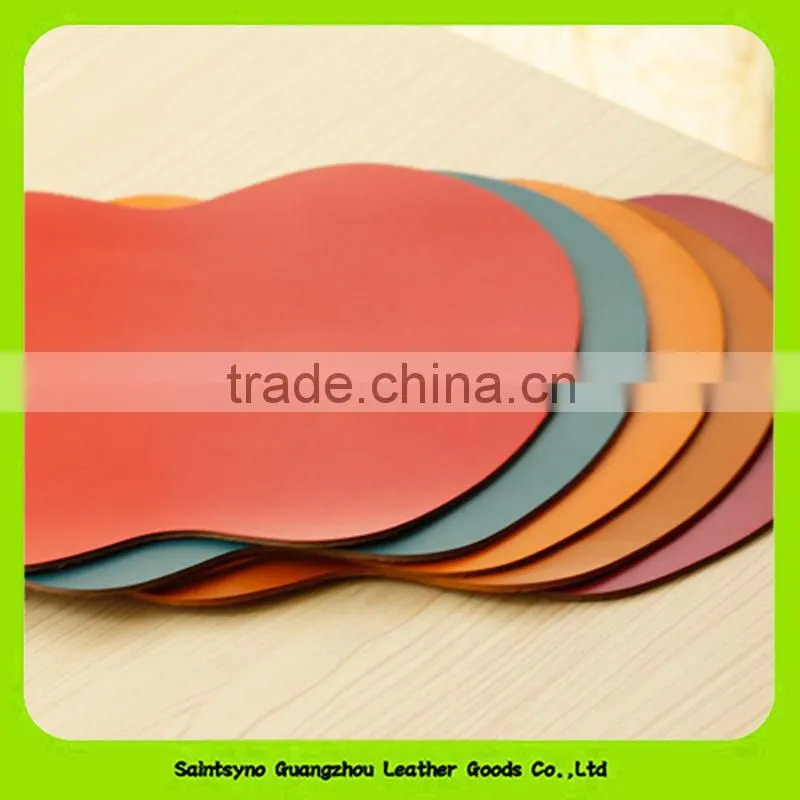 15013 Custom beautiful leather gaming mouse pad