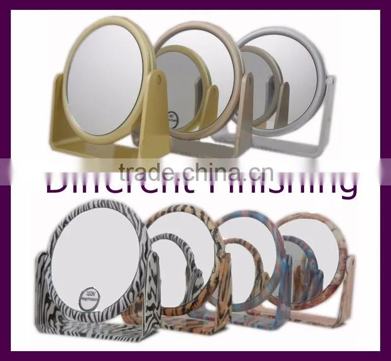 Round Shape Plastic Makeup Mirror