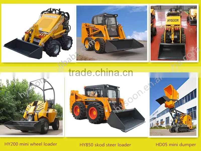 1 ton operation load capacity mini shovel loader for sale
